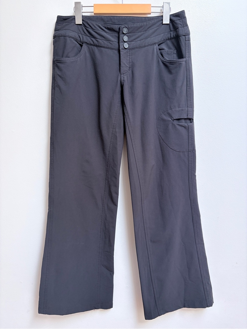 Y2K Lululemon Carry Less Low Rise Wide Leg Technical Pants in Black